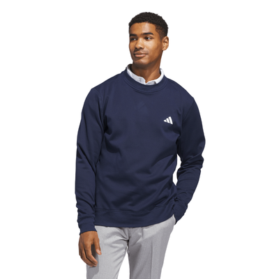 Golftröja Adidas ClimaWarm Crew Herr Navy