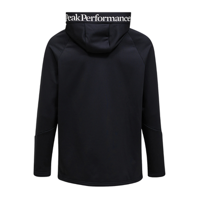 Golf hoodie Peak Performance Rider Zip Hood Herr Svart