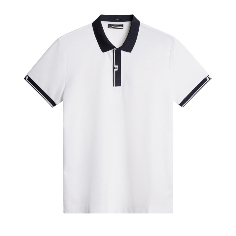 J.Lindeberg Bay Polo Herr Vit