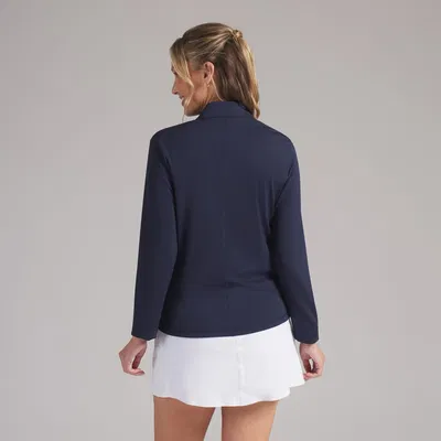 Puma Pure Textured Full Zip Jacket Dam Navy