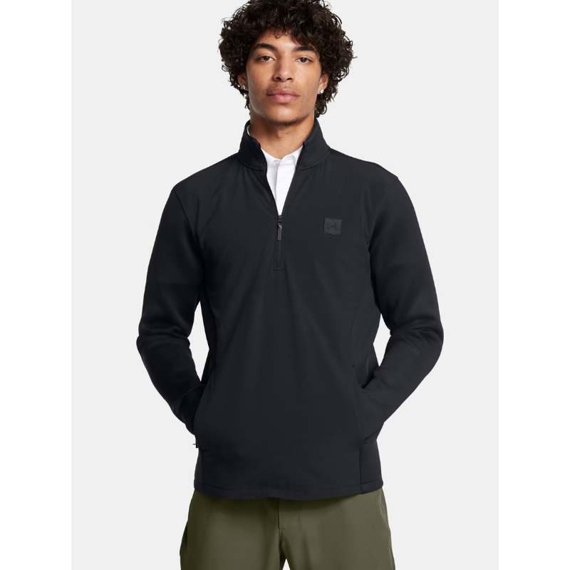 Under Armour Drive Pro Storm Hyb 1/2 Zip Svart Under Armour Drive Pro Storm Hyb 1/2 Zip Svart