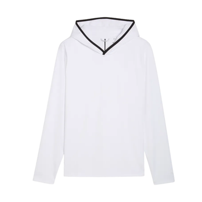 Golf hoodie Puma Tech Hoodie Herr Vit