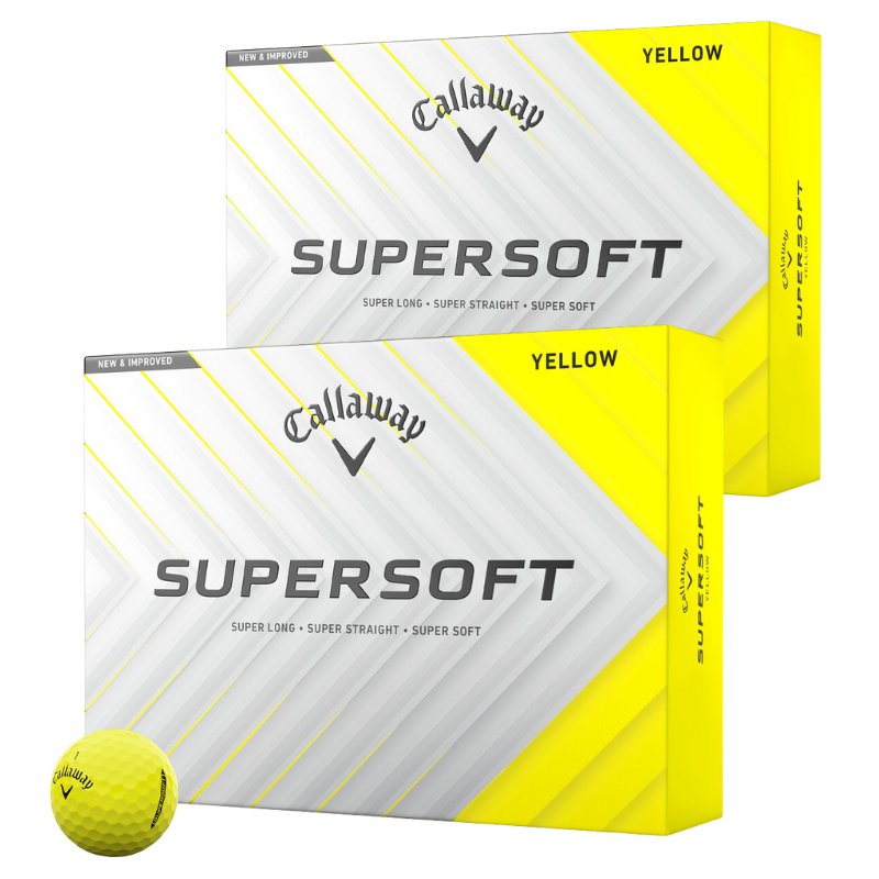 Callaway Supersoft 25 Gul 2-pack