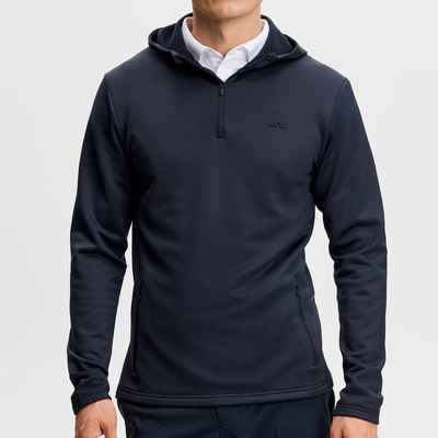 Golf Hoodie J Lindeberg Golf Aerial Quarter Zip Herr Navy