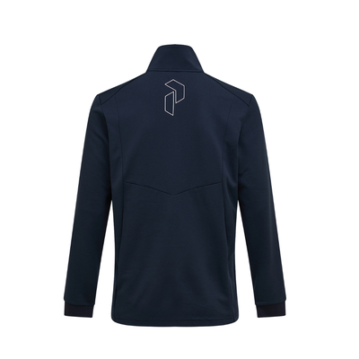 Golftröja Peak Performance Swift Motion Midlayer Svart