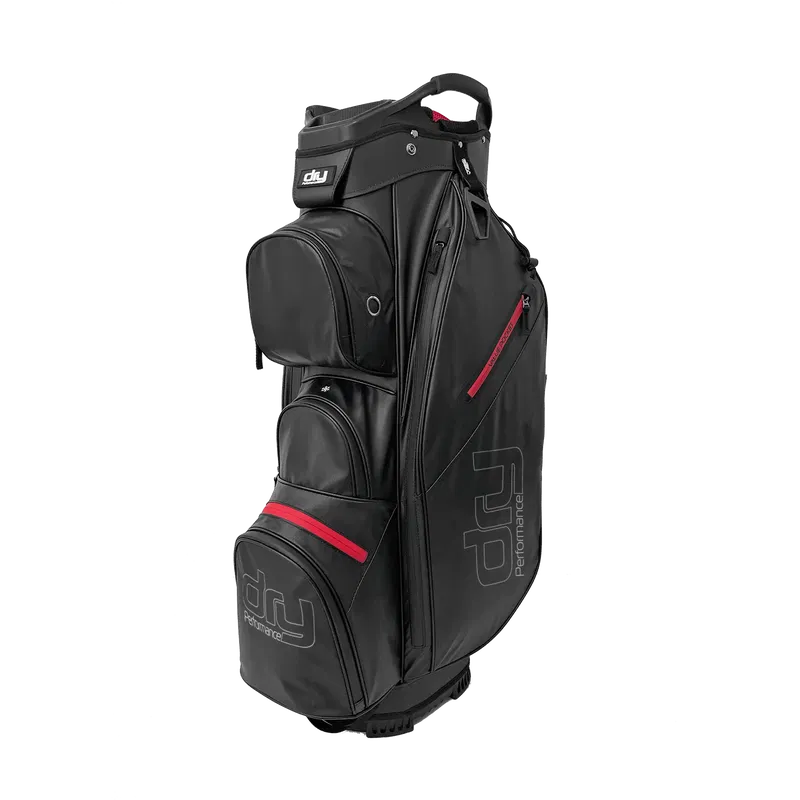 Vattentät Golfbag Dry Performance C9 Cartbag Svart/Röd