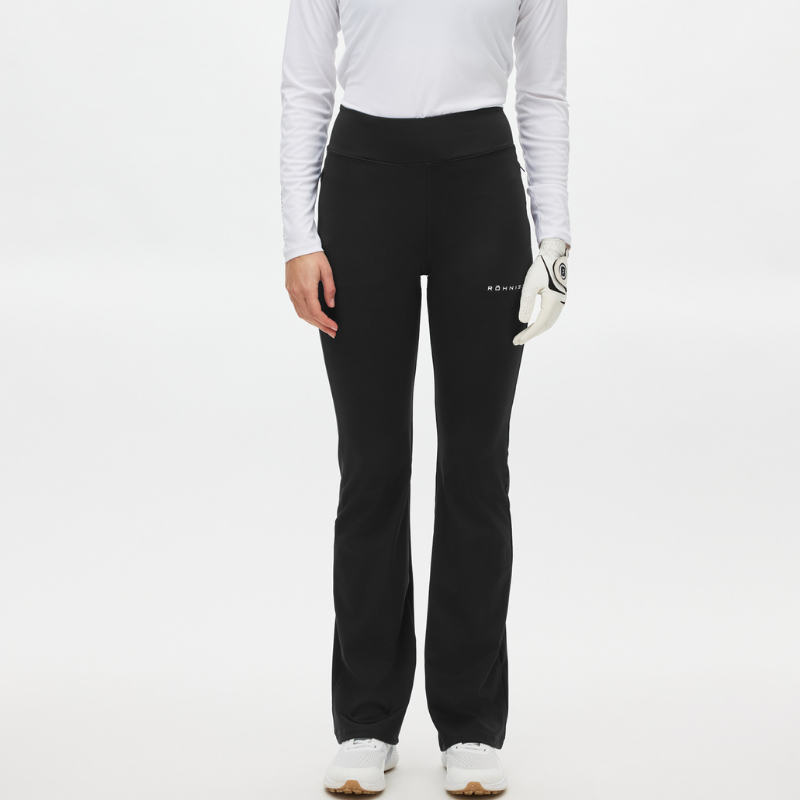 Utsvängda Golfbyxor dam Röhnisch Pull on Flattering Pant Svart