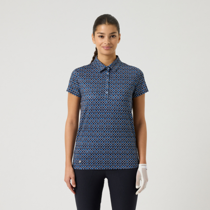 Daily Sports Sheermotion Cap/S Polo shirt Navy