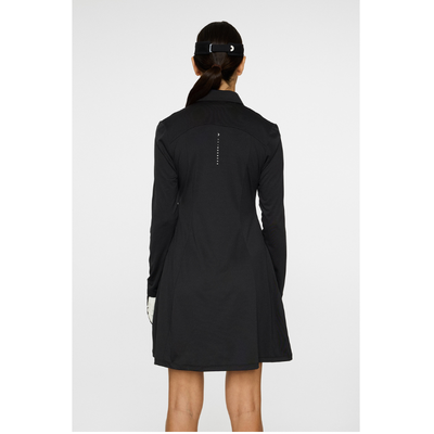Golfklänning J Lindeberg Gizelle LS Dress Svart