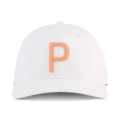 Golfkeps Puma Heritage P Tech Cap Vit/Melon