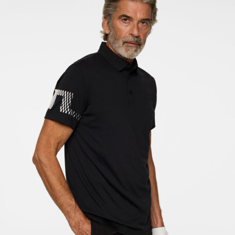 J Lindeberg Heath Golfpike Herr Svart J Lindeberg Heath Golfpike Herr Svart