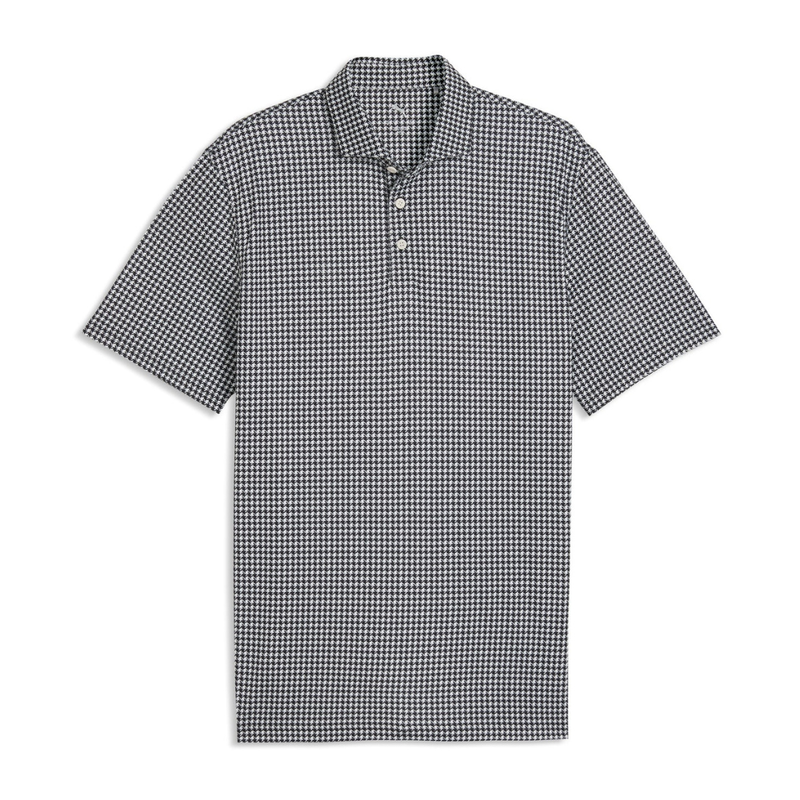 Golfpiké Puma Cloudspun Mono Check Navy