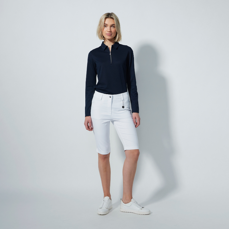 Golfshorts Dam I Daily Sports Lyric V2 Bermuda 60 cm I Vit