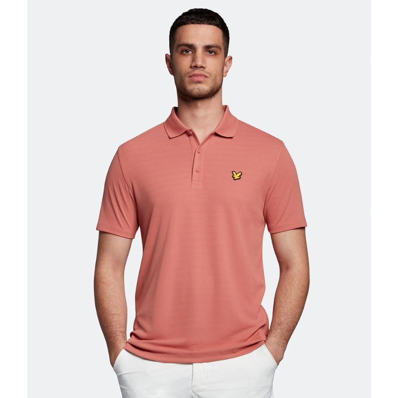 Lyle & Scott Tech Golfpiké Rose (S)