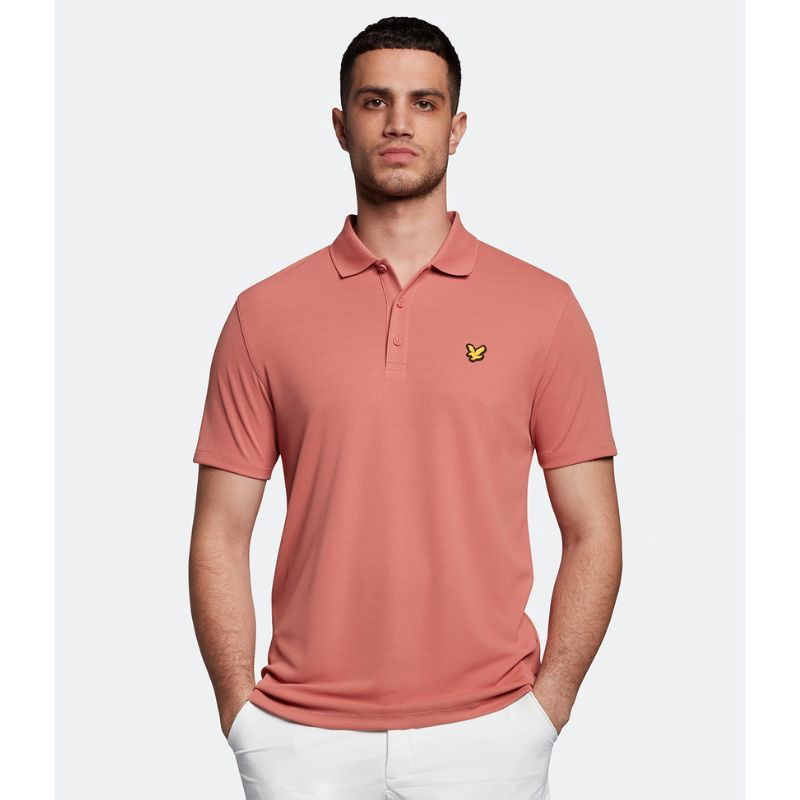 Lyle & Scott Tech Golfpiké Rose