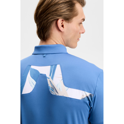 J Lindeberg KV Tour Golfpike herr I Fedral Blue