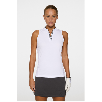 J Lindeberg Golf Leya Sleeveless Top Vit