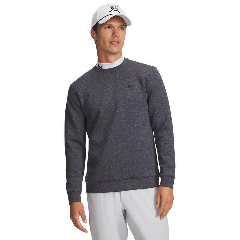 Under Armour Golftröja Herr Drive Crew Mörkgrå