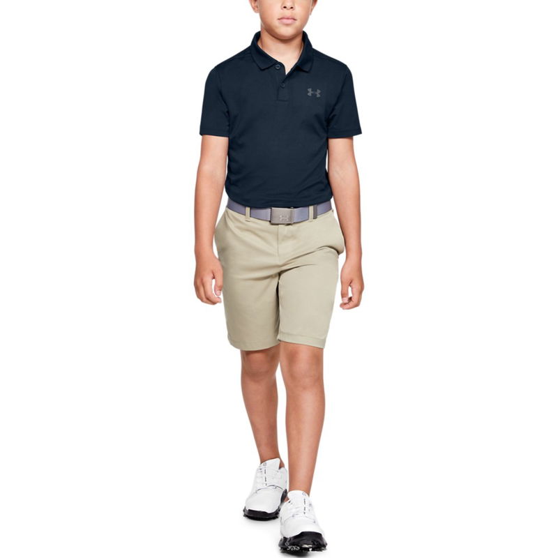 Under Armour Golf Performance Polo Junior Navy Under Armour Golf Performance Polo Junior Navy