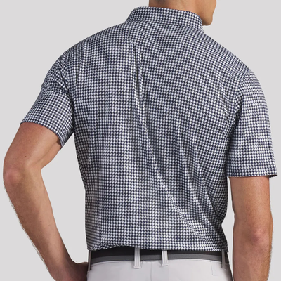 Golfpiké Puma Cloudspun Mono Check Navy