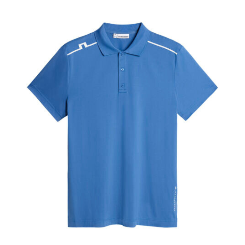 J Lindeberg Lionel Reg Fit Polo Fedral Blue