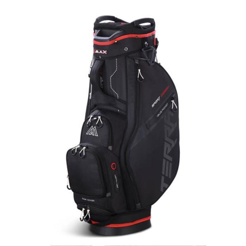 Golfbag Big Max Terra Sports Svart/Röd
