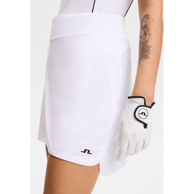 Vit Golfkjol I J Lindeberg Amy Skirt 40 cm