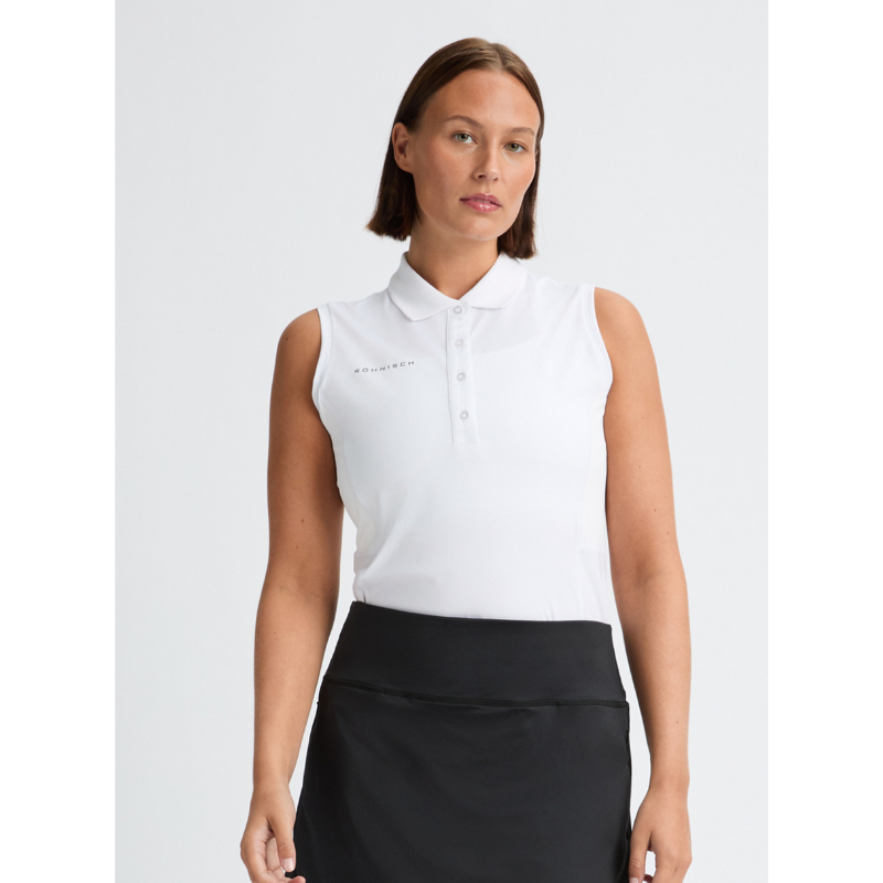 Röhnisch Nicky Sleevless Poloshirt Vit