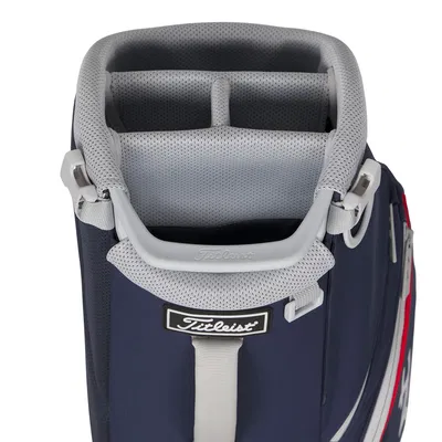 Golfbag Titleist Players S4 Navy/Röd Bärbag