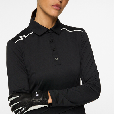 Golfklänning J Lindeberg Gizelle LS Dress Svart