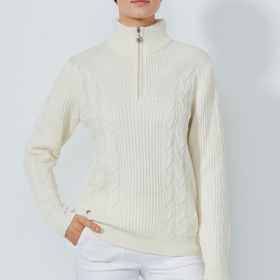 Daily Sports Stickad Windstopper Ivory