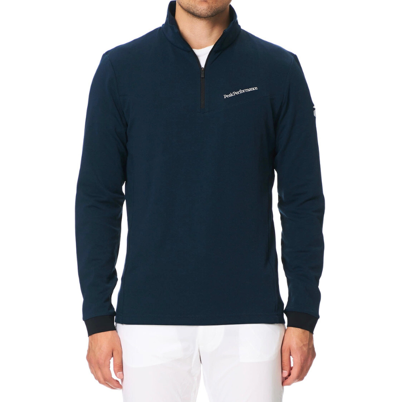 Tröja Peak Performance Chase Half Zip Navy Tröja Peak Performance Chase Half Zip Navy