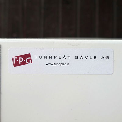 Blåa klädskåp TPG Tunnplåt - för 1 person