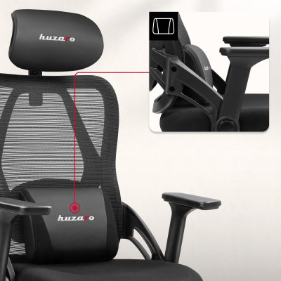 Huzaro Combat 2.7 Ergonomisk Gamingstol – Svart
