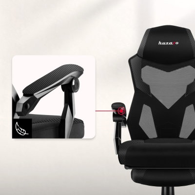 Gamingstol VYRO Vortex Comfort Svart-Kolfiber