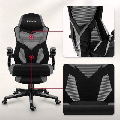Gamingstol VYRO Vortex Comfort Svart-Grå