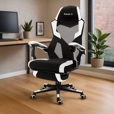 Gamingstol VYRO Vortex Comfort Svart-Vit