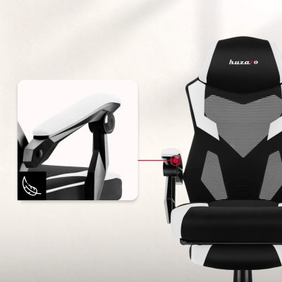 Gamingstol VYRO Vortex Comfort Svart-Vit