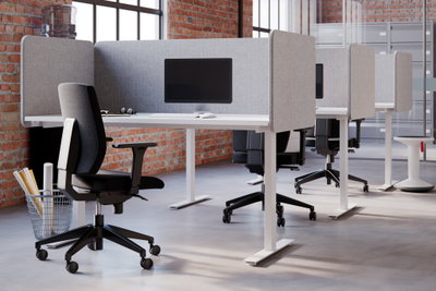 Bordsskärm Silencio 70cm Ljusgrå