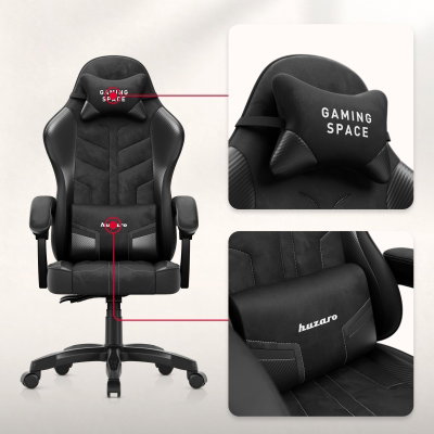 Gamingstol VYRO Phantom Max Svart-Kolfiber