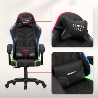 Gamingstol VYRO Phantom Max RGB Svart