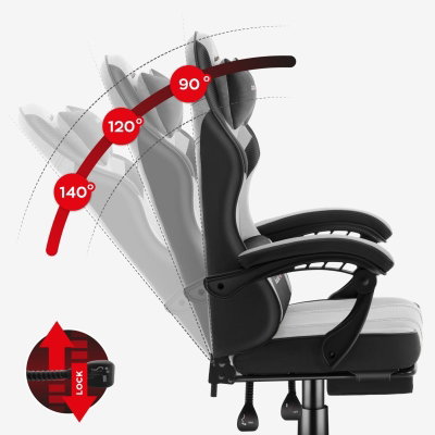 Gamingstol VYRO Phantom Shift Force Grå-Svart