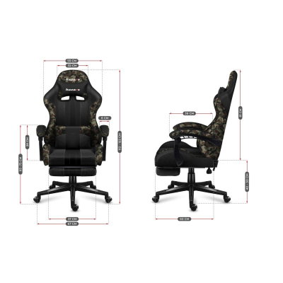 Gamingstol VYRO Phantom Flex Force Camo Mesh