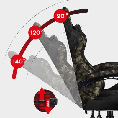 Gamingstol VYRO Phantom Flex Force Camo Mesh