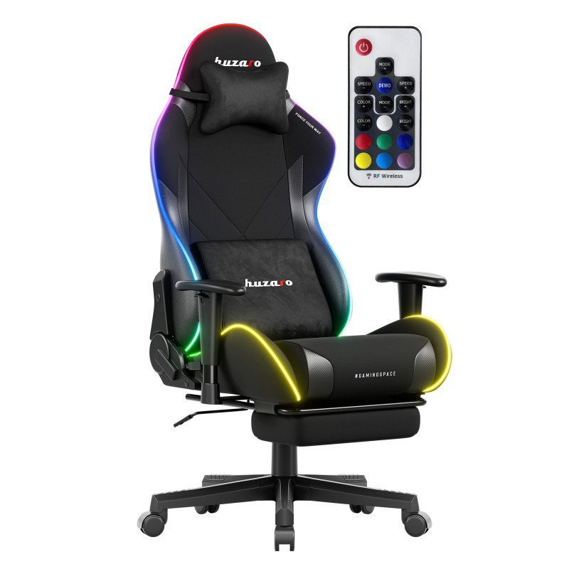 Gamingstol VYRO Phantom Focus RGB Svart