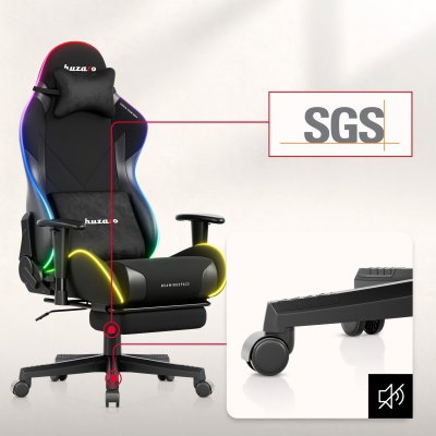 Gamingstol VYRO Phantom Focus RGB Svart