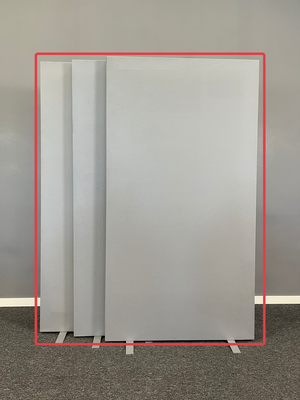 Golvskärmväggar Höjd 155cm. 82/100/120cm Bredd. Ljusgrå