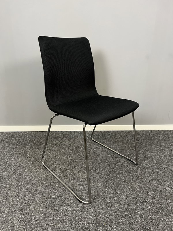 Konferensstol Svart tyg