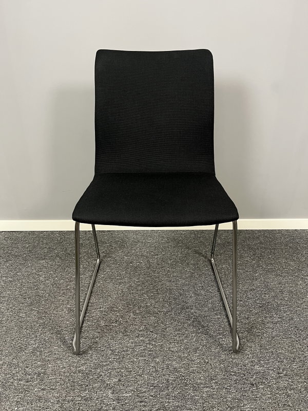 Konferensstol Svart tyg