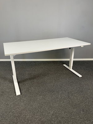 Höj & Sänkbart skrivbord 160cm Edsbyn Ljusgrå